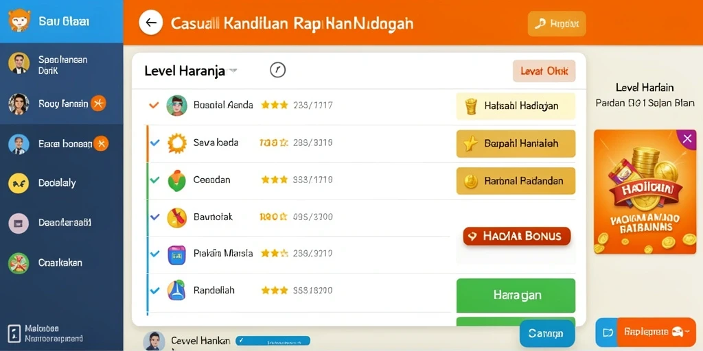 Tampilan utama GOLDRAJA yang menarik dan intuitif.
