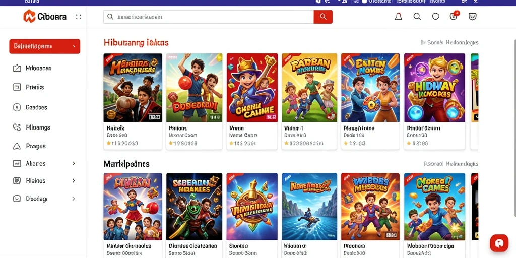 Screenshot menunjukkan antarmuka bermain yang menarik dan user-friendly.