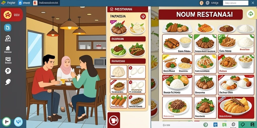 Tampilan antarmuka yang user-friendly dan menarik.
