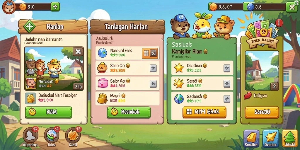 Tampilan antarmuka yang user-friendly dan menarik.