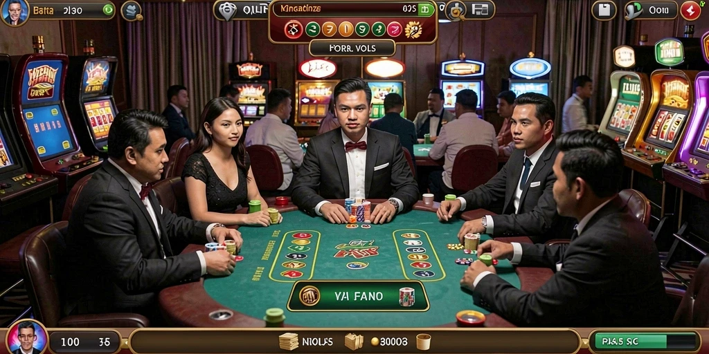 Tampilan menu utama yang menarik.