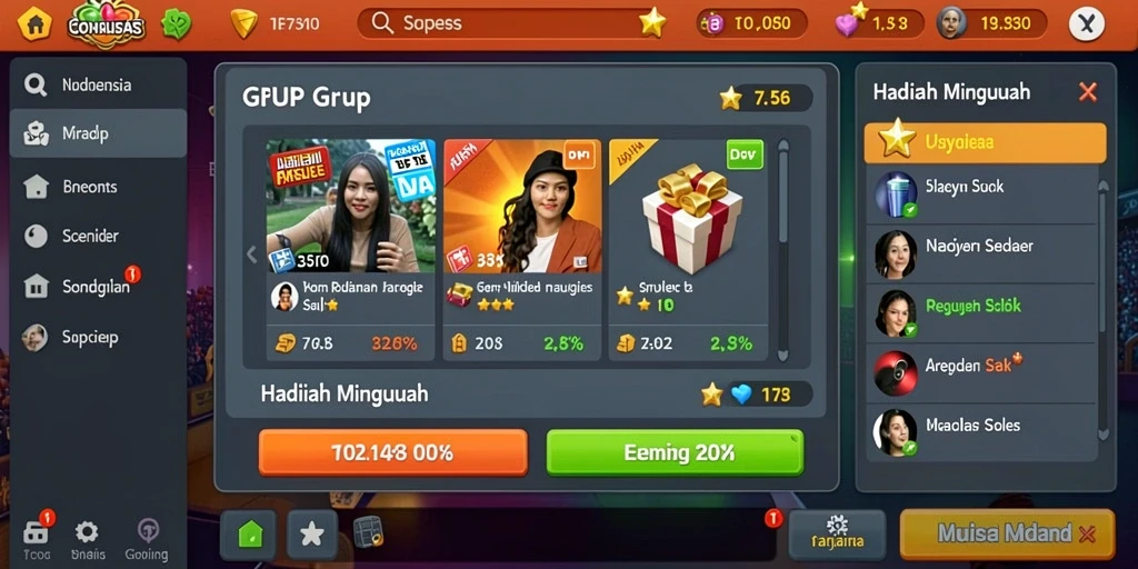 Tampilan antarmuka yang menarik dan mudah dinavigasi.