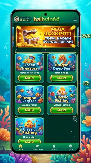 Galeri pratinjau visual baliwin66 build APK resmi terbaru